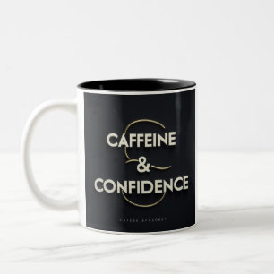 Koffein-Tasse Zweifarbige Tasse