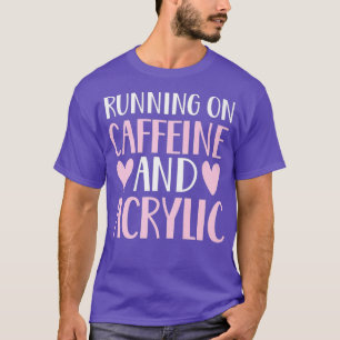 Koffein- und Acryltechnik T-Shirt