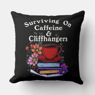 Koffein und Cliffhanger Farbige Kissen