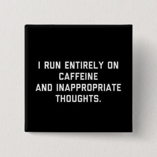 Koffein und ungeeignete Gedanken Button