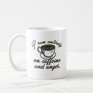 Koffein und Wut Kaffeetasse