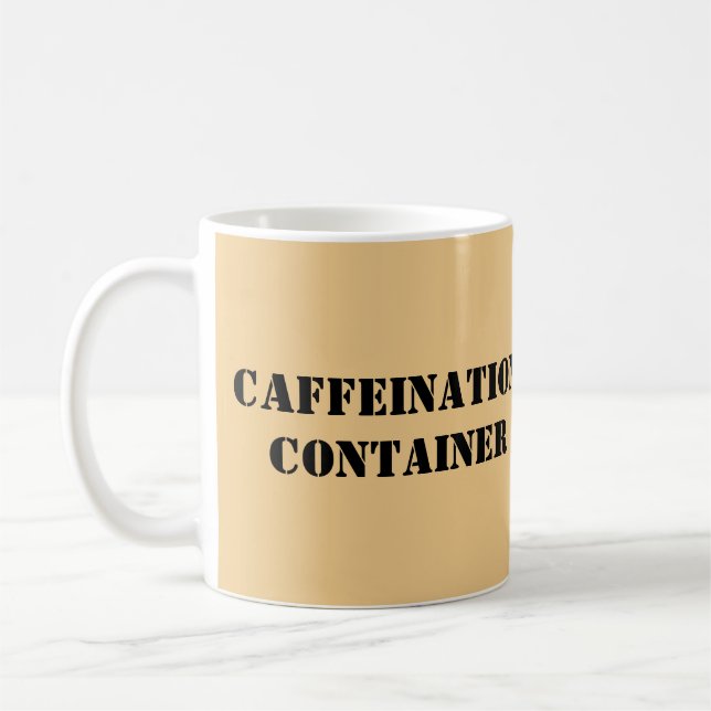 Koffeinationsbehälter Kaffeetasse (Links)