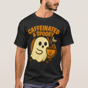 Koffeinhaltiger und gruseliger Halloween-Kaffee-Ge T-Shirt