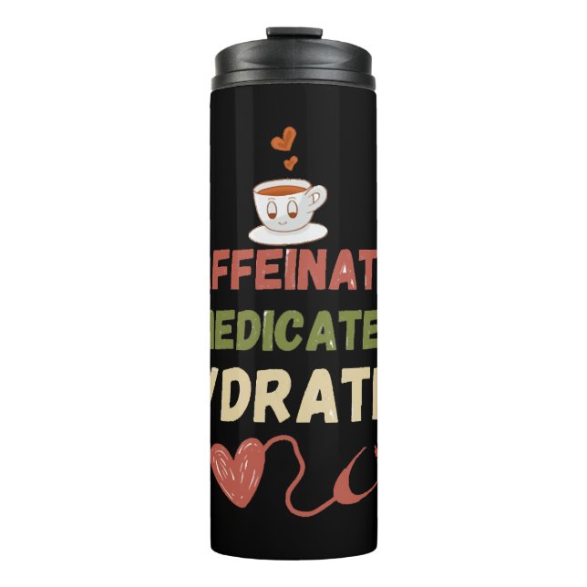 koffeiniert, hydriert thermosbecher (Vorderseite)
