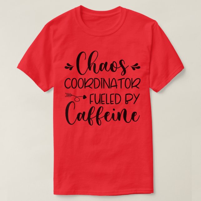 Koffeinkoordinator T-Shirt (Design vorne)