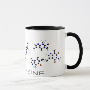 Koffeinmolekül Tasse