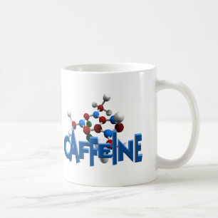 Koffeinmolekulare Struktur Kaffeetasse