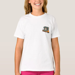 Koffer Camping Kitten Abenteuer Kinder T-Shirt