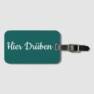 KofferŌ - Hier Drüben Gepäckanhänger