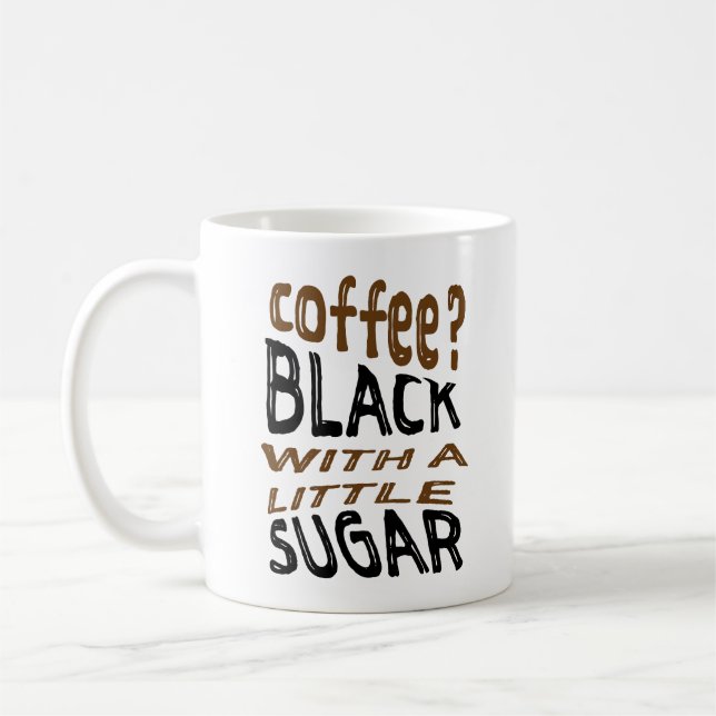 koffie met suiker kaffeetasse (Links)