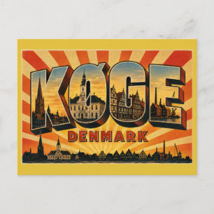 Køge Dänemark Altstadt Postkarte