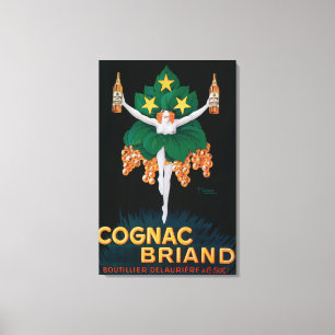Kognak Briand förderndes Plakat Leinwanddruck