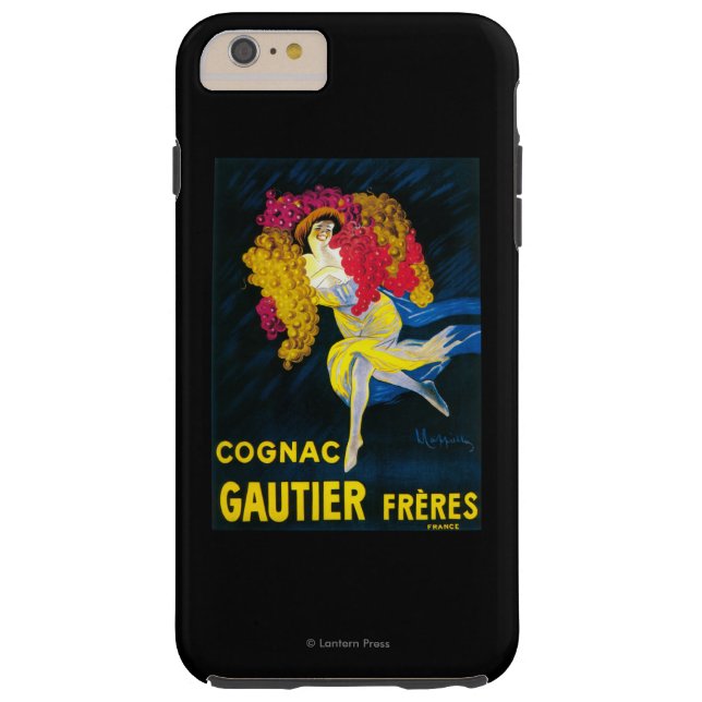 Kognak Gautier förderndes PosterFrance Case-Mate iPhone Hülle (Rückseite)