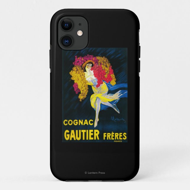 Kognak Gautier förderndes PosterFrance Case-Mate iPhone Hülle (Rückseite)