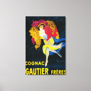 Kognak Gautier förderndes PosterFrance Leinwanddruck