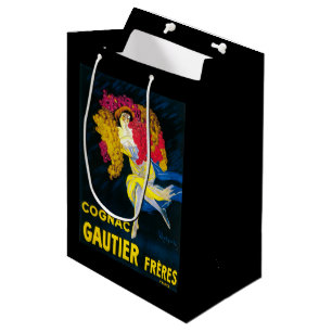 Kognak Gautier förderndes PosterFrance Mittlere Geschenktüte