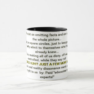 Kognitive Voreingenommenheit und Realitätsabweichu Tasse