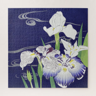 Kogyo Tsukioka Irises, japanische Blume Art