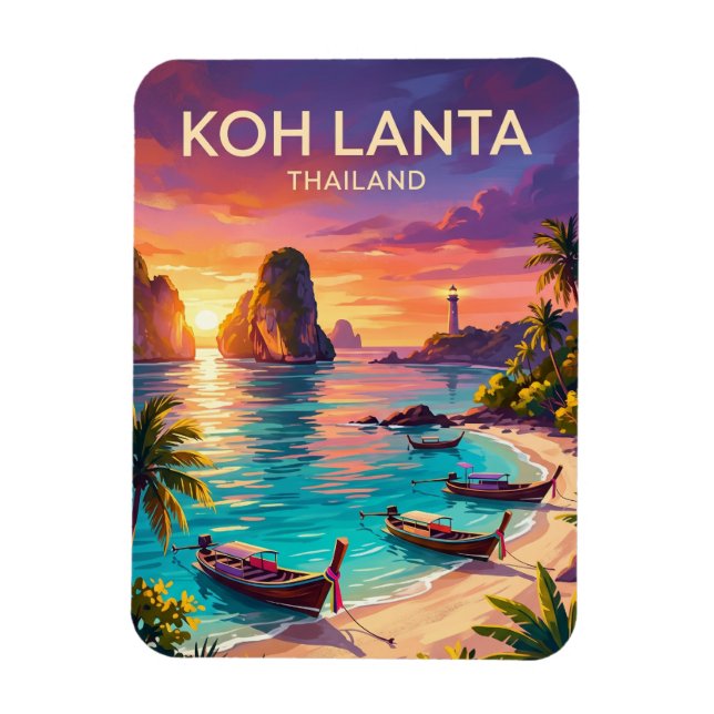 Koh Lanta Thailand Magnet (Vertikal)