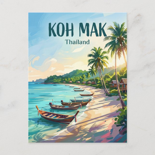 Koh Mak Thailand Postkarte (Vorderseite)
