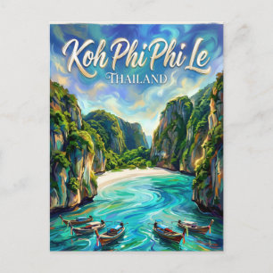 Koh Phi Phi Le Thailand Postkarte
