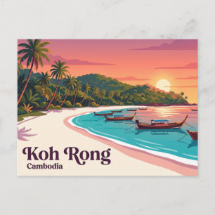 Koh Rong Kambodscha Postkarte