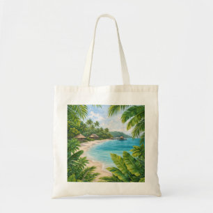Koh Rong Kambodscha Tropischer Strand Dschungel Re Tragetasche