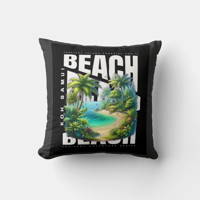 Koh Samui Island Thailand Kissen (Vorderseite)