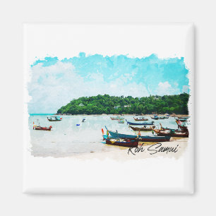 Koh Samui Thailand Beach Paradies Magnet