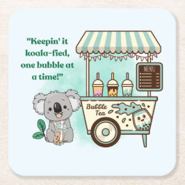 Kohala halten - Zitat Rechteckiger Pappuntersetzer