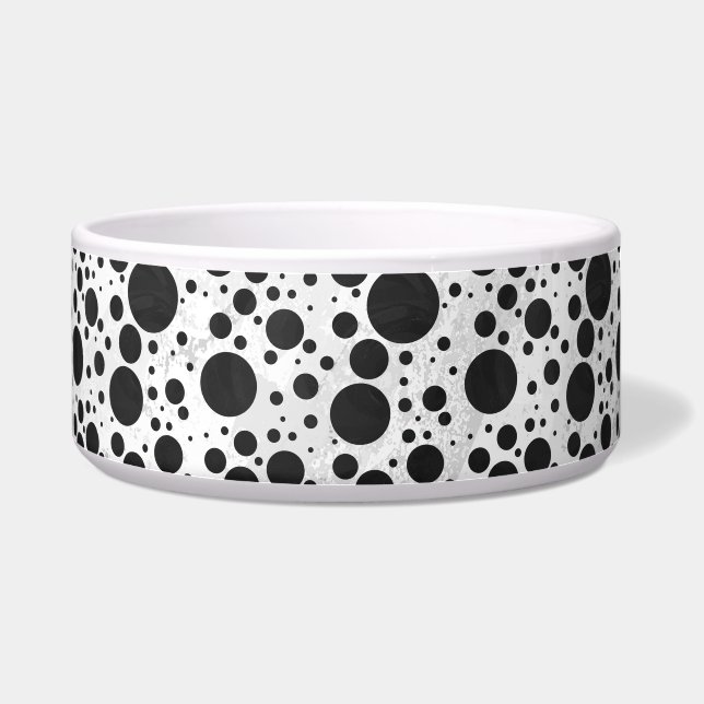 Kohl Black Polka Dot Pattern Napf (Rechts)