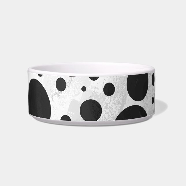 Kohl Black Polka Dot Pattern Napf (Rechts)