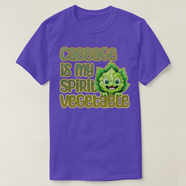 Kohl ist mein Geist Gemüse T-Shirt (Design vorne)