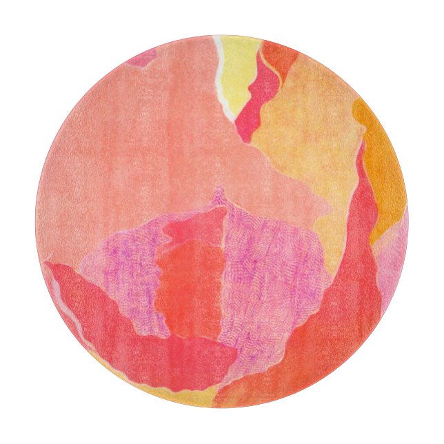 Kohl Rose IV Schneidebrett (Vorderseite)