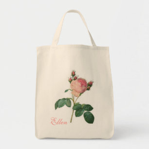 Kohl-Rosen-Vintages Blumen Tragetasche