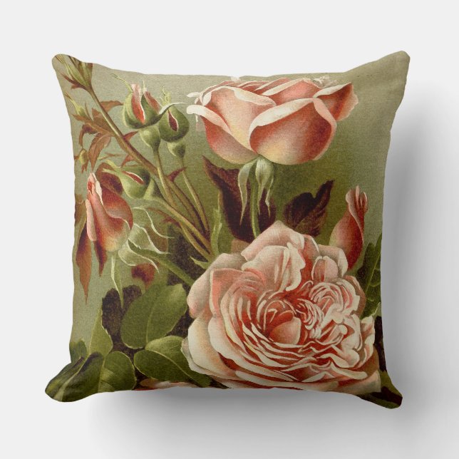 Kohl-Rosethrow-Kissen Kissen (Vorderseite)