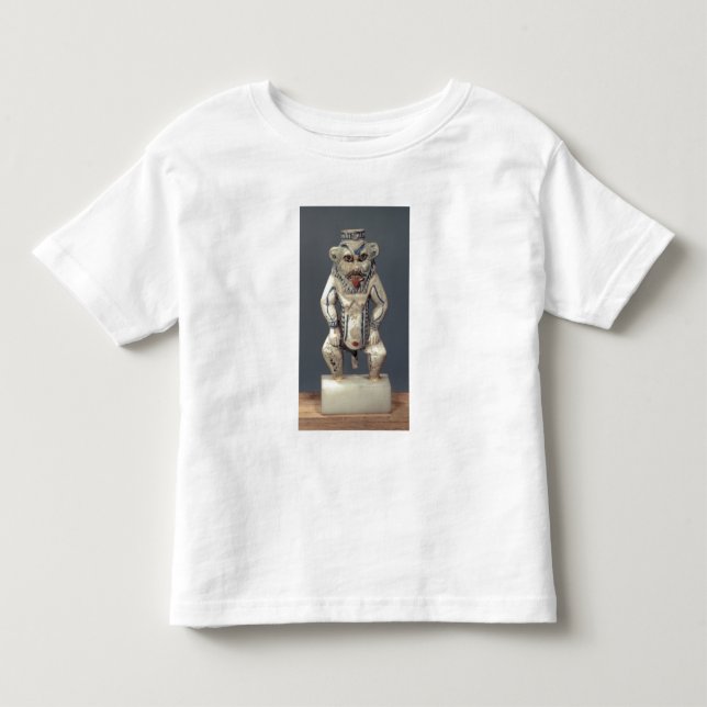 Kohl-Topf, den ägyptischen Haushaltsgott Bes Kleinkind T-shirt (Vorderseite)