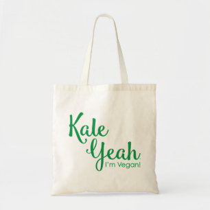 Kohl Yeah bin ich vegane Budget-Taschen-Tasche Tragetasche