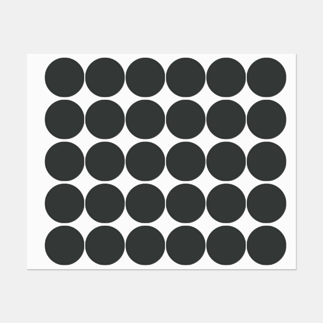 Kohle (feste Farbe) Etiketten (Blatt)