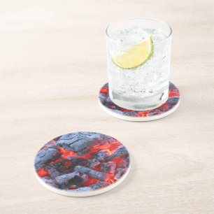 Kohle Getränkeuntersetzer