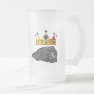 Kohle ist König Beer Mug Mattglas Bierglas