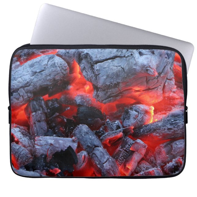 Kohle Laptopschutzhülle (Vorderseite)