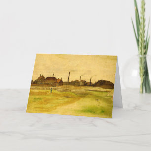 Kohlebergwerk in der Borinage von Vincent van Gogh Karte