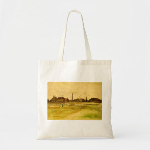 Kohlebergwerk in der Borinage von Vincent van Gogh Tragetasche