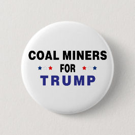 Kohlebergwerke für Trump Button
