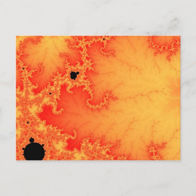 Kohlefeuerpostkarte Postkarte (Vorderseite)