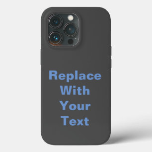Kohleheizkörper Hinzufügen eines eigenen Textausta Case-Mate iPhone Hülle