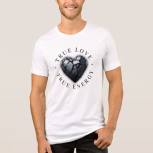 Kohleherz "Wahre Liebe - wahre Energie" Tri-Blend Shirt