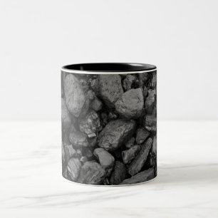 Kohlen-Tasse Zweifarbige Tasse