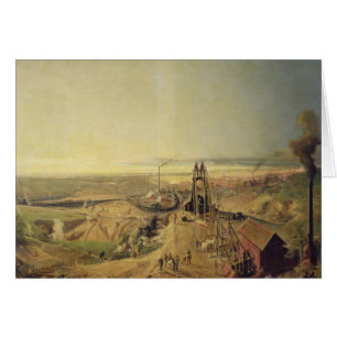 Kohlenbergwerke und Lehm-Steinbrüche bei